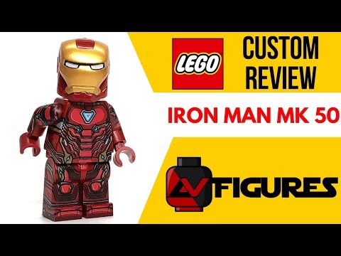 custom lego iron man mark 50