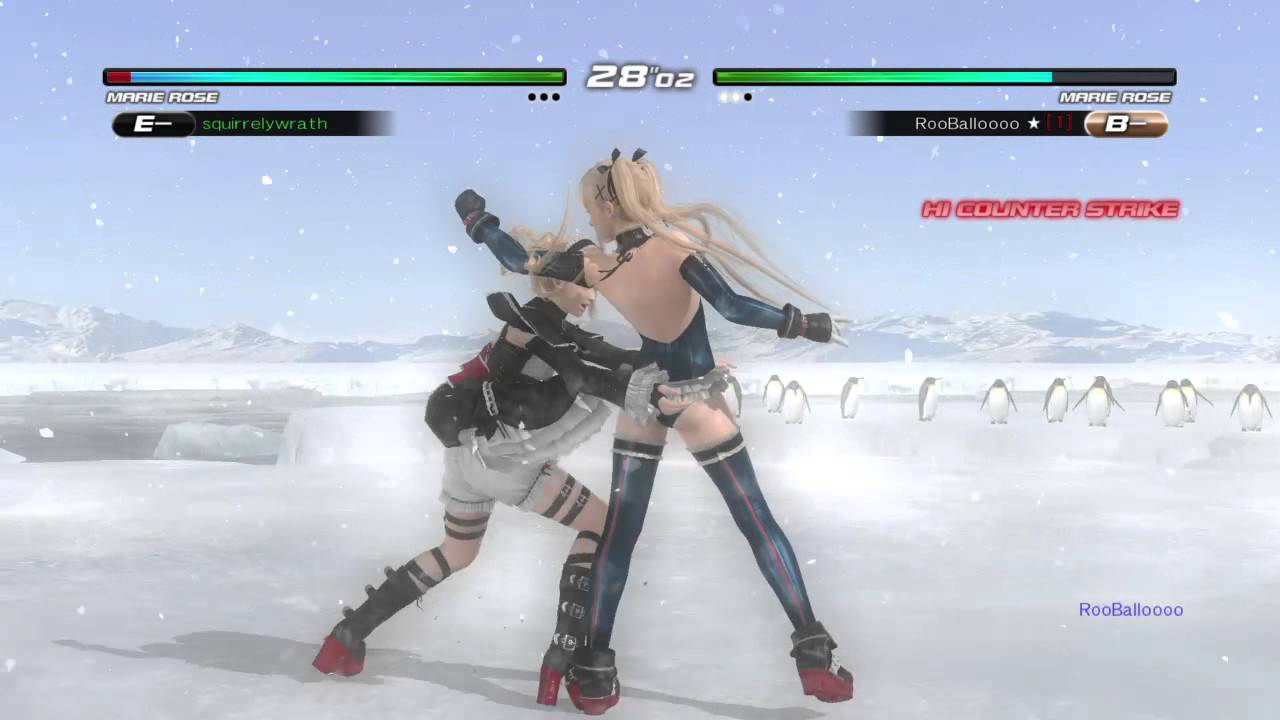 DEAD OR ALIVE 5 Last Round - Marie Rose VS Marie Rose
