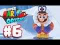 Super Mario Odyssey | Walkthrough Part 6 | SNOW &amp; SEASIDE KINGDOM (Super Mario Odyssey Switch)