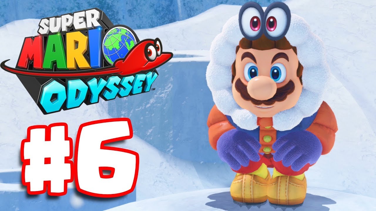 Super Mario Odyssey Walkthrough - Part 6 - Snow + Seaside Kingdom 