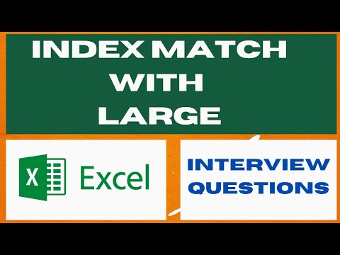 Index MATCH with Large Function #interviewquestions
