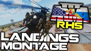 ArmA 3 RHS HELICOPTER MONTAGE™ ► KOTH LANDINGS EDITION - EPISODE TWENTY TWO