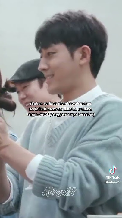 momen sehun ikut merayakan ultah penggemar 🥰 #idol #kpop #exo #exol #sehun