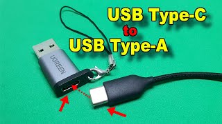 Unboxing &amp; Review Adaptor USB Type C ke USB A || ugreen || Cara Pakai Headset Type C ke Laptop