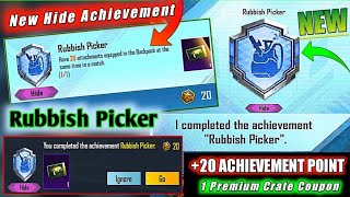 Rubbish Picker Achievement Easy way to Complete Pubg Mobile S2 M3 -New Feature- Dh UsAma Gaming YT screenshot 5