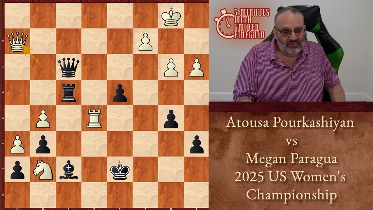 5 Minutes with Ben: Atousa Pourkashiyan vs Megan Paragua, 2025 US Women's Championship