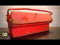 I Restored a Rust Damaged Vintage Tool Box - Liked the color? | Workshop DC