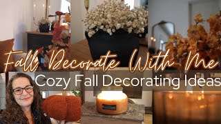Fall Decorating Ideas | Cozy Fall Decor | Fall Decor Ideas For a Cozy Home| Decorate With Me