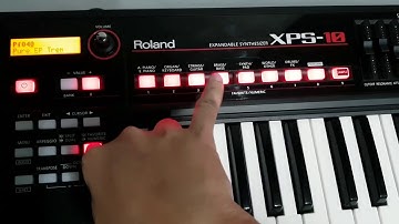 How to save your favorite in bank - Roland XPS-10