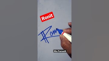 #R#Ronit#Signature Style.