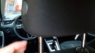 Tutorial - Cum se scot tetierele Skoda Octavia 3 / Head rest removal -  YouTube