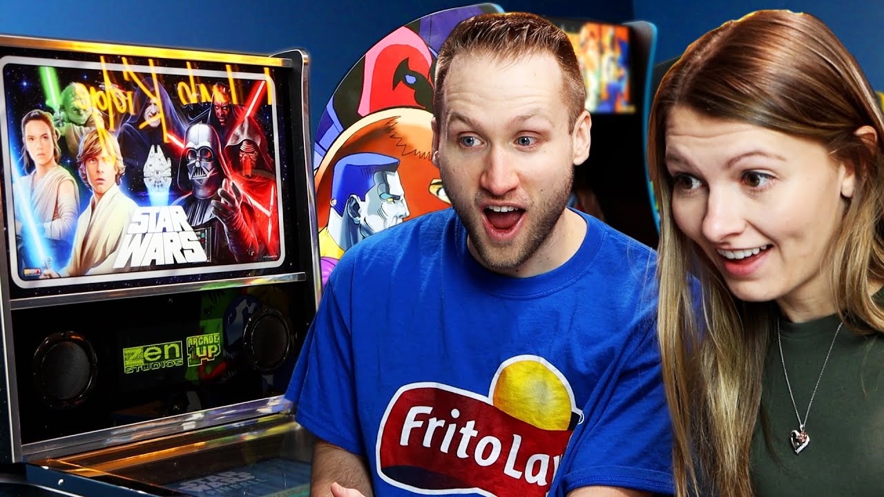 WE BUILT AN ARCADE IN MY BASEMENT?!