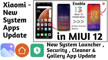 Enable MIUI 13 New Power menu & New Volume UI | Xiaomi New System Apps Update 😍 👍 #miui13