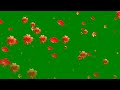 TikTok Ready Leaves Green Screen | Copyright Free | 4K Overlay #leaves #fall #background