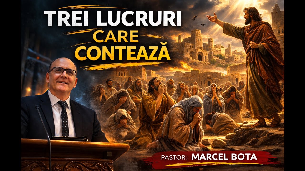 Trei lucruri care contează | Iona 3:1-10 | Pastor Marcel Bota