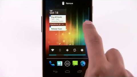 Galaxy Nexus  Create a Folder