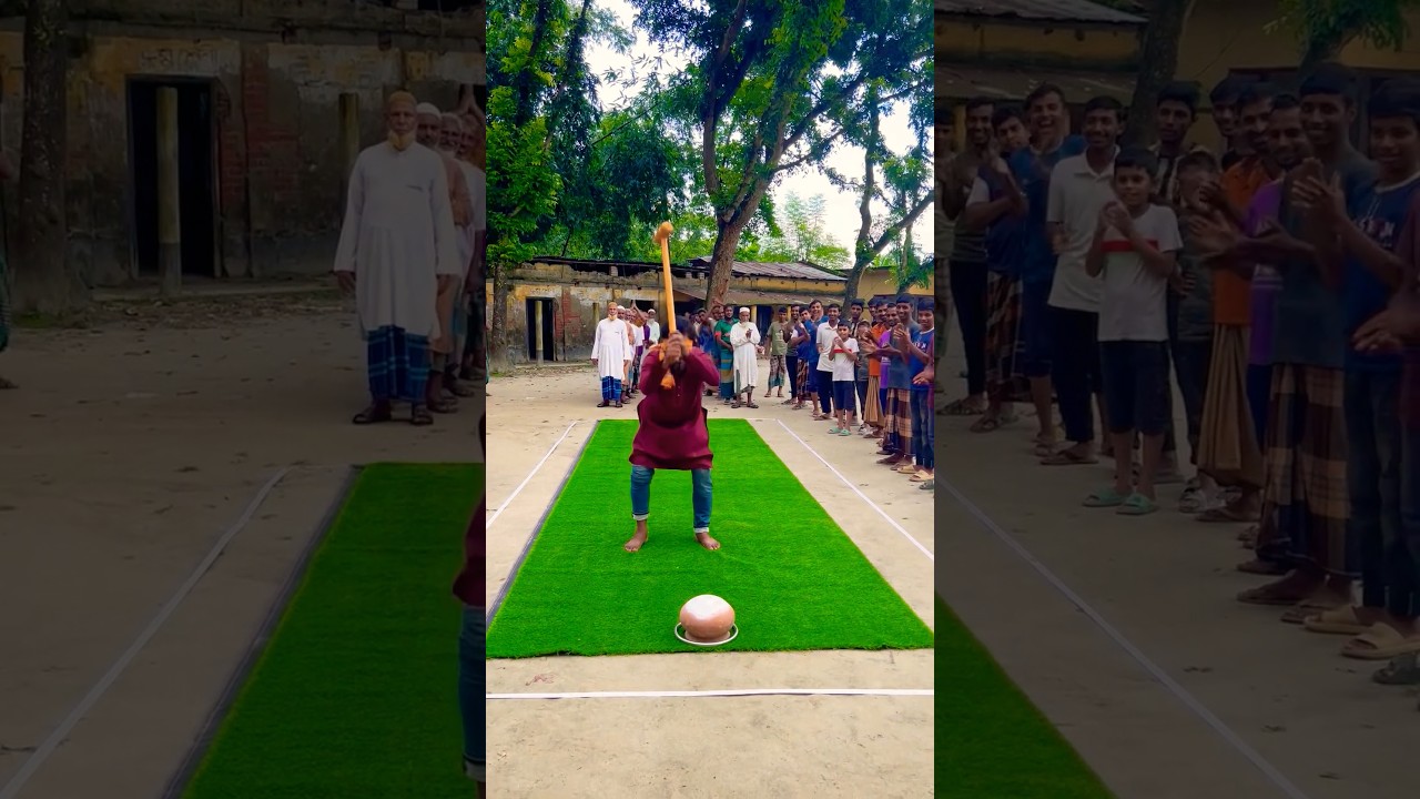 Blindfolded Challenge: Who Can Smash the Clay pot First? 