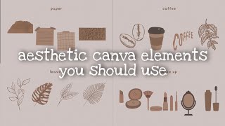 Famous aesthetic canva elements you should use ✨☁️ Profile