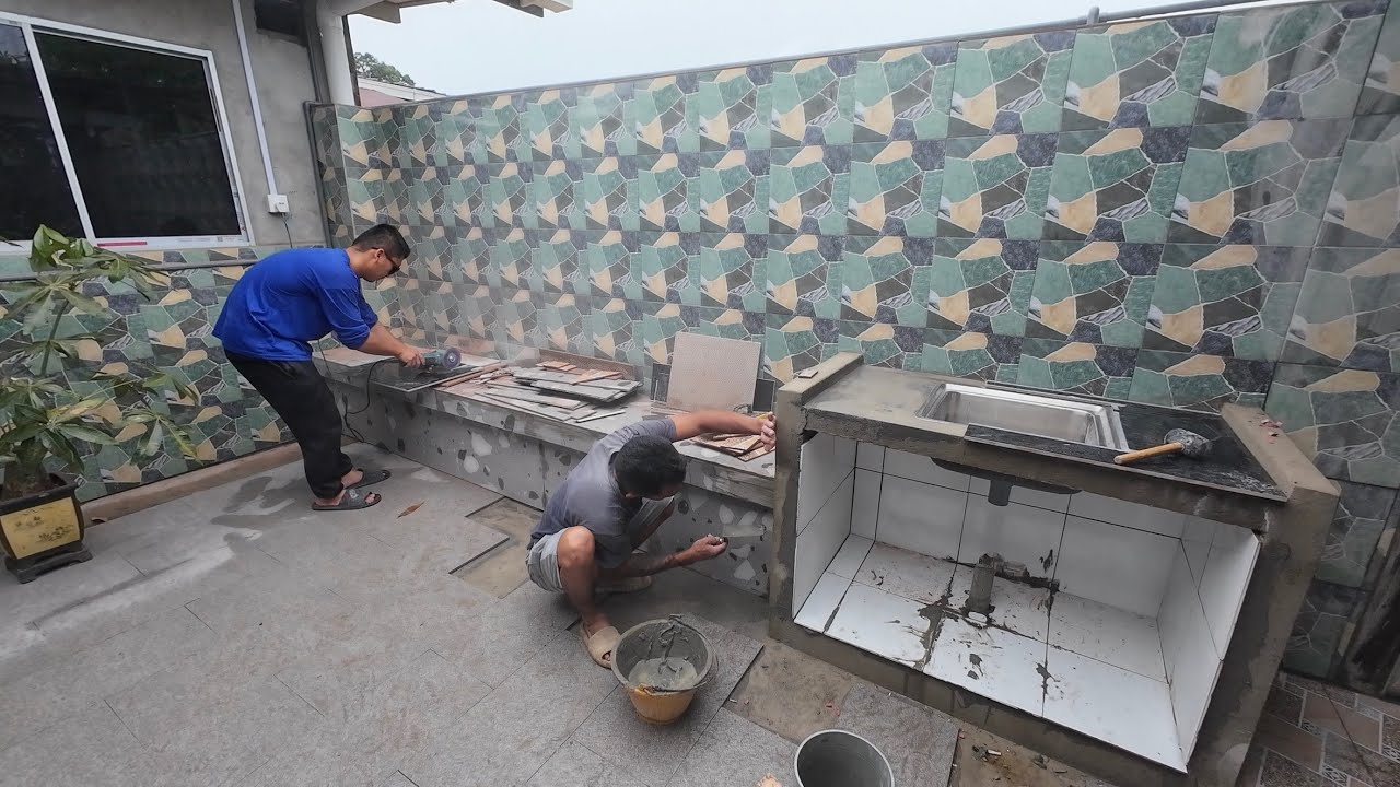 EPISODE-29 HASIL KERJA 3HARI TUKANG RUMAH PART TIME // DAPUR BERASAP TINGGAL SIKIT LAGI NAK SIAP // 