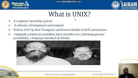 Lecture Video 1_ 18CS56_ Module1_ Introduction of Unix_ Hare Ram Singh