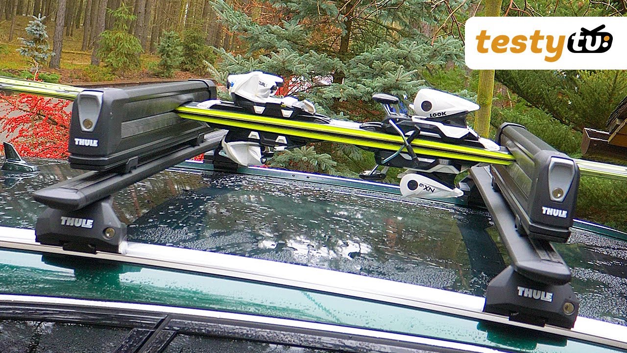 THULE: Bagażnik THULE WINGBAR EVO + THULE SnowPack Extender (uchwyt na narty)
