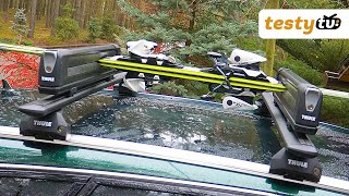 Thule Baganik Thule Wingbar Evo  Thule Snowpack Extender uchwyt Na Narty