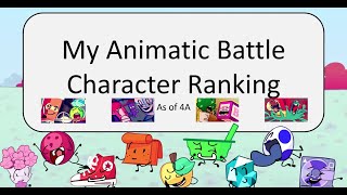 My Animatic Battle character ranking! (As of 4A)