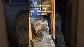 2013 Hyundai Elantra| Engine swap. #carrepair #carknowledge #auto #engine #mechanic