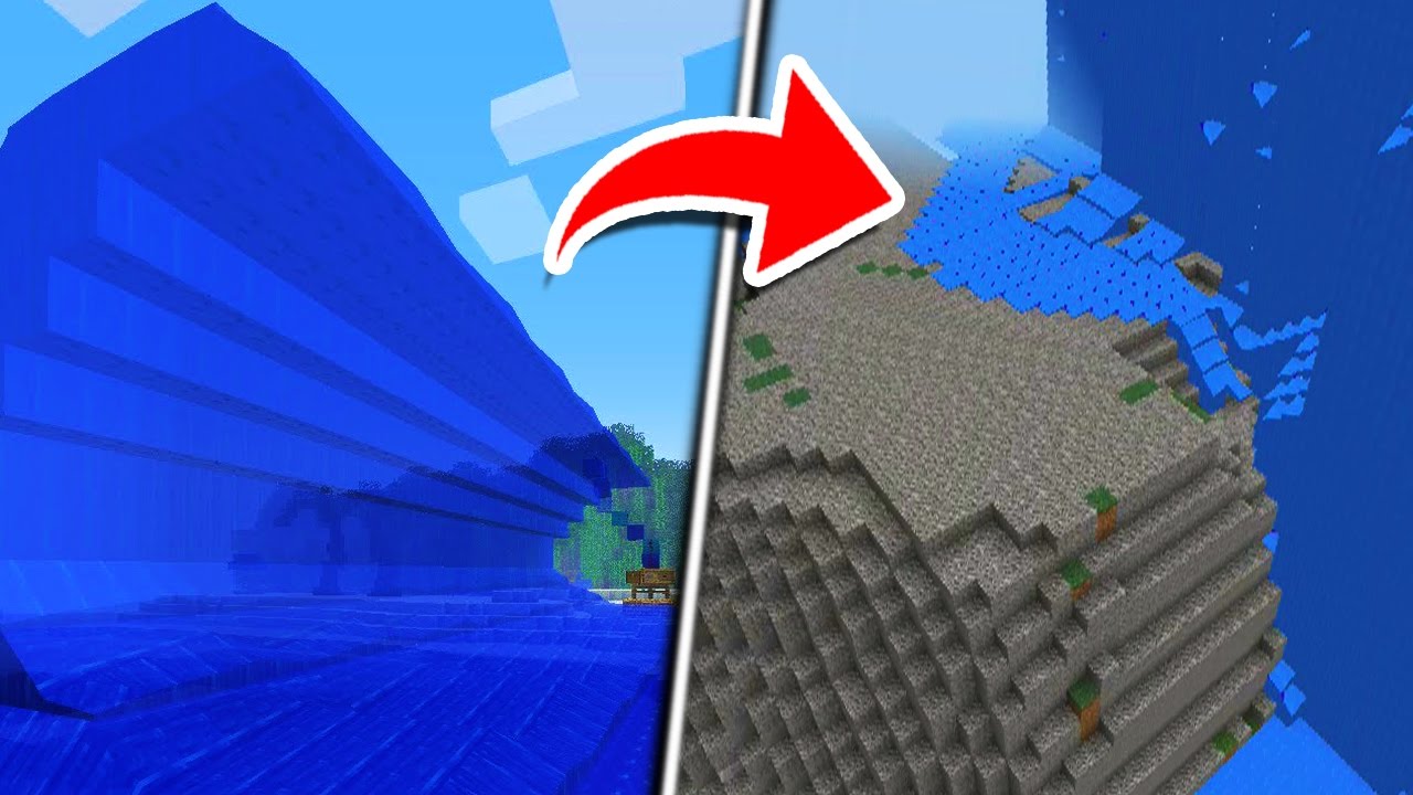 COMO FAZER UM TSUNAMI NO MINECRAFT PE 0.17.0 ! - YouTube