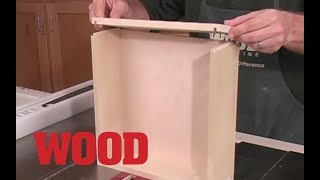 How to Build Super Simple Drawers -- WOOD magazine Limiting yourself to building cabinets or furniture without drawers is like driving a car without a steering wheel--in both cases, you