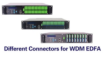 Different Connectors for WDM EDFA