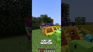 Plantas vs Zombis en Minecraft 🌱#minecraft #mod #shorts