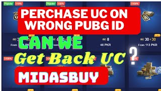 #Midasbuy Can We #refund UC If I Purchase on Wrong #pubg ID#refund #pubgmobile#gaming #mlbb#valorant