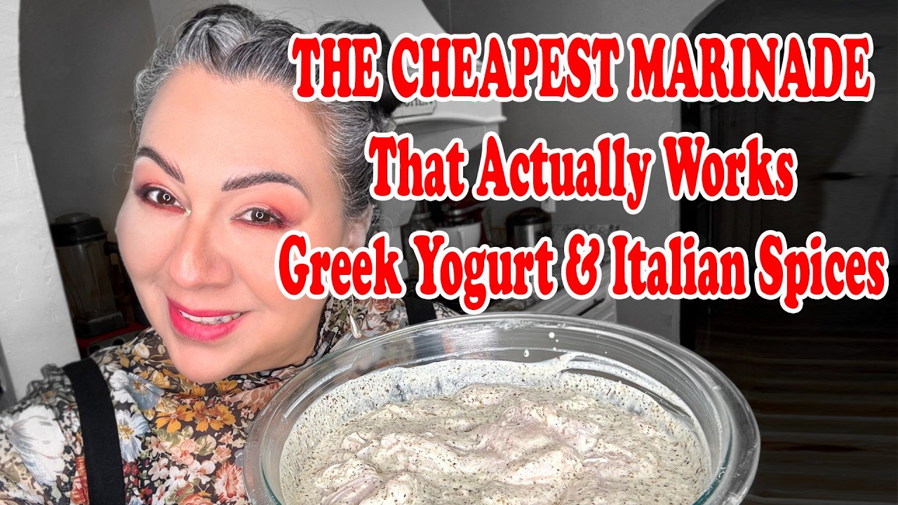 The Cheapest Marinade That Actually Works | Greek Yogurt & Italian Spices