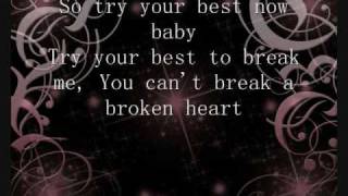 You Can't Break A Broken Heart Lyrics chords