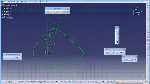 CATIA Tutorial - PartDesign Exercise 1 - v4