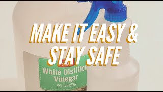SUPER EASY HOMEMADE  "LYSOL"  DISINFECTANT (2 INGREDIENTS)