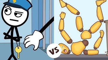 Thief Puzzle vs Kick & Break The Ragdoll – Addictive ASMR Gameplay!