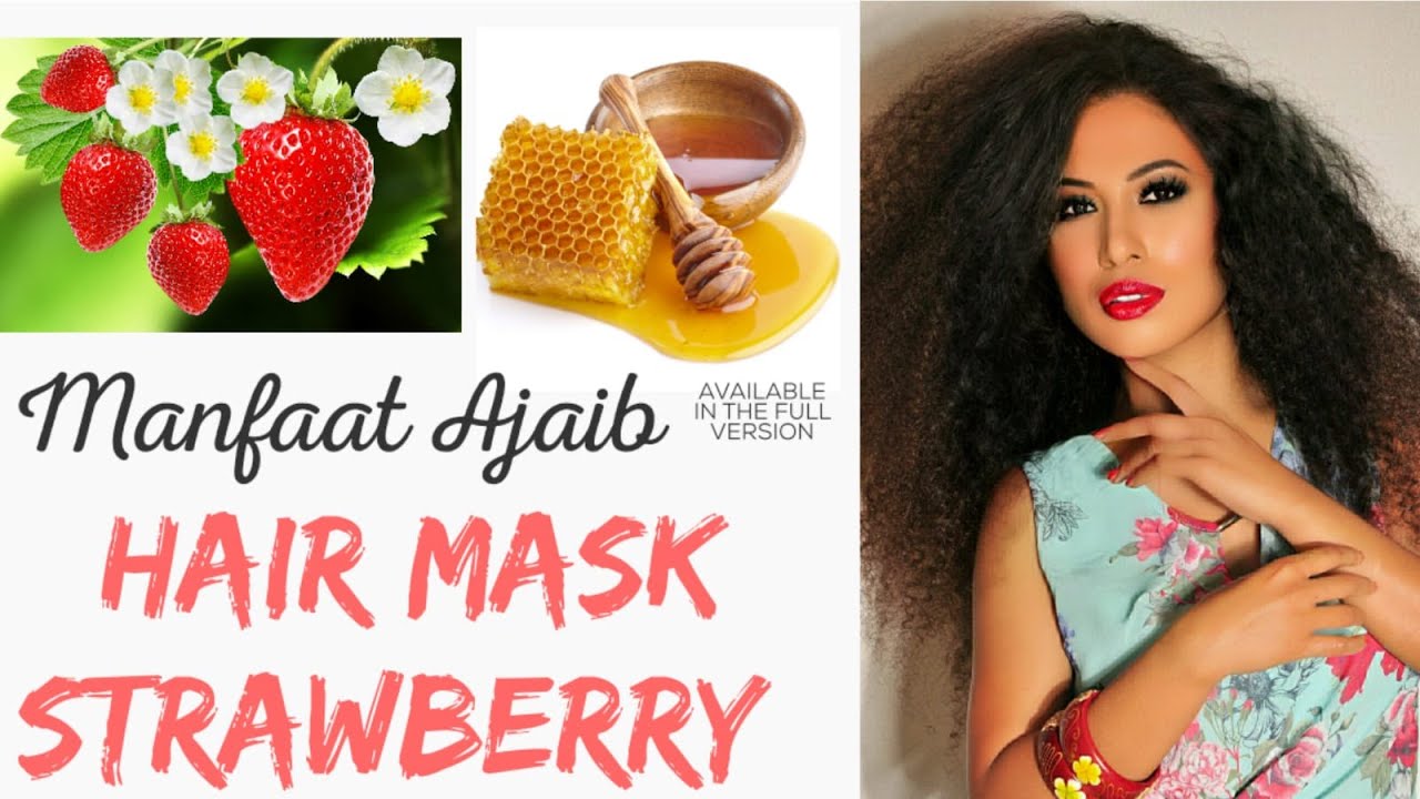 DIY Strawberry Mask For Hair YouTube