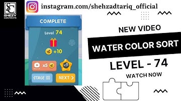Water Color Sort - Solved Level - 74