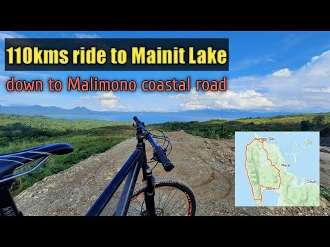110kms ride to Lake Mainit from Surigao City down to Malimono coastal ...