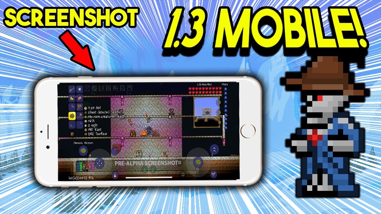 Terraria 1.3 Mobile Pre Alpha Screenshot & Switch Update! YouTube