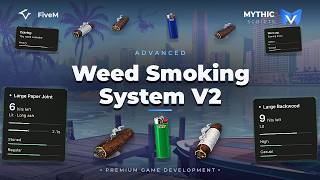 Advanced Weed Smoking System V2 | FiveM Script | ESX/QB/QBOX