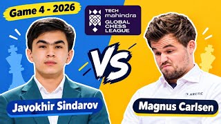 World 1 & Champions 1!! Javokhir Sindarov vs Magnus Carlsen | TM Global Chess League 2026  screenshot 5