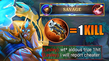 TRASHTALKER REALLY REGRET OF WHAT THEY DID (PERFECT SAVAGE🔥) | ALDOUS BEST BUILD 2023