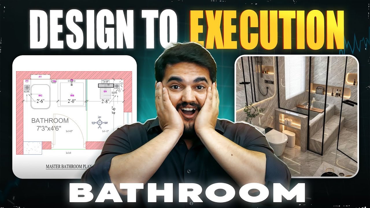 Don’t Start Your Bathroom Without This!🚫😎 | Design to Execution (Save Money & Time)