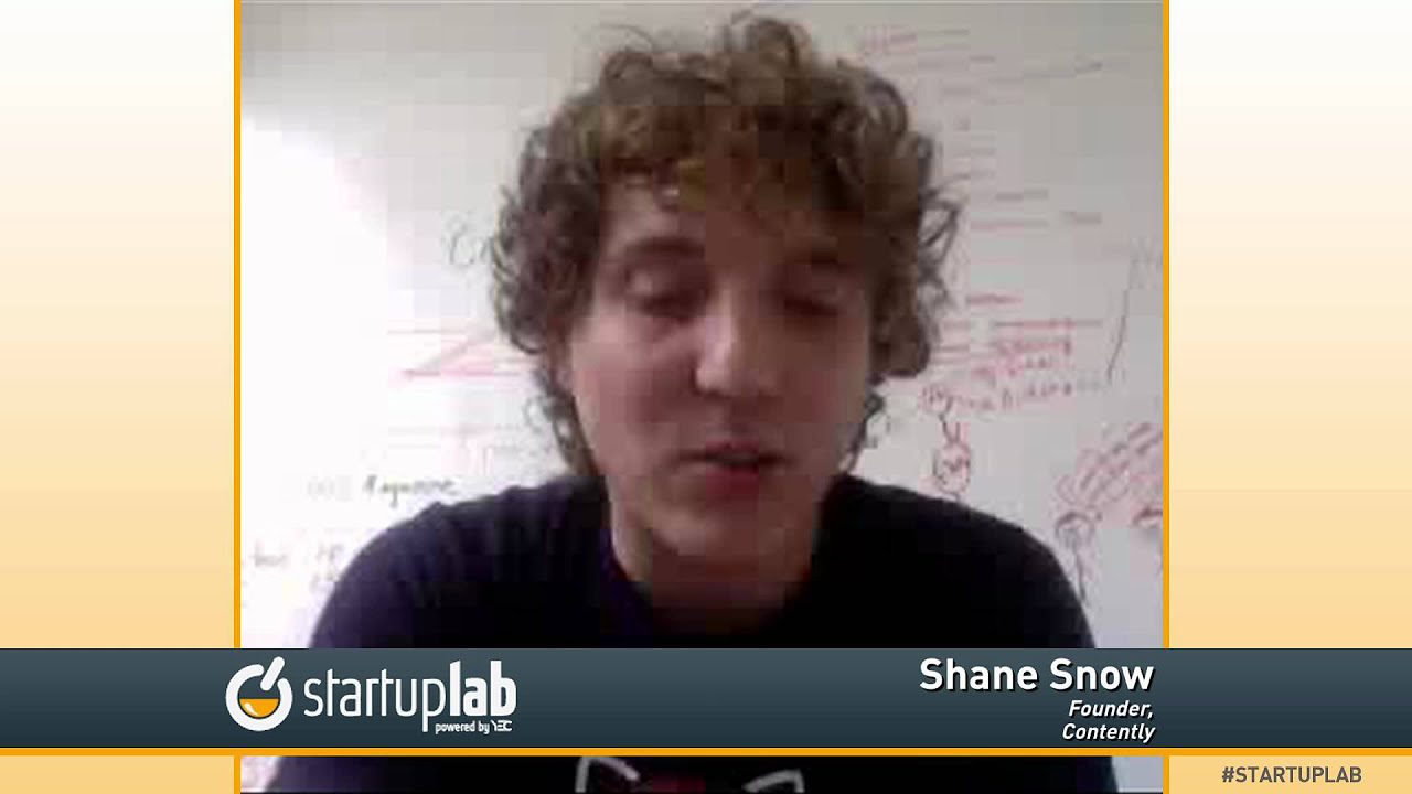 YEC's Shane Snow Talks About Building the Contently Platform on #StartupLab