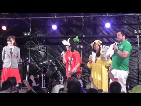 崎原カリサウェルコム沖縄 新イメージガール じゃんけん大会 沖大祭 2015.10.31