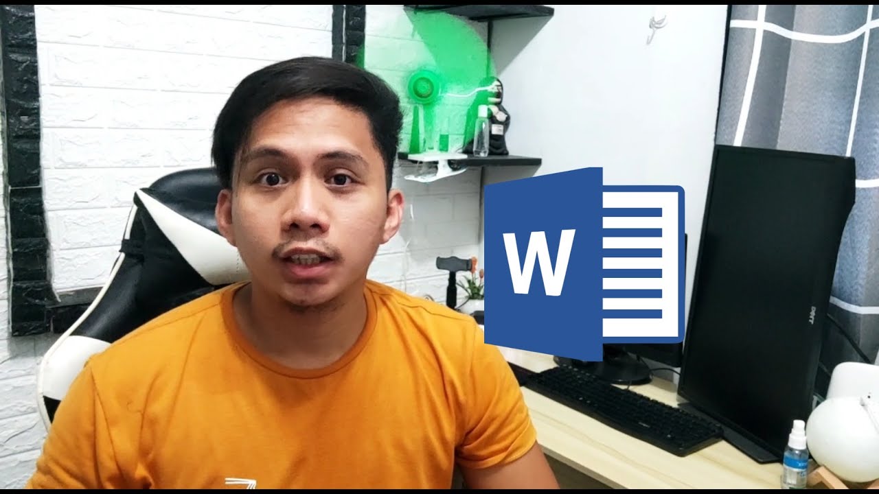 Microsoft Word Basic Tutorials- Tagalog Part 2 - YouTube