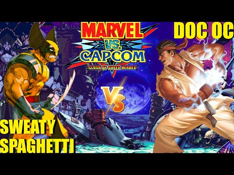 Marvel vs Capcom: SWEATY SPAGHETTI vs DOC OC (FT5)